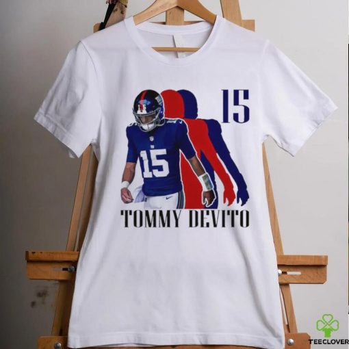Tommy Devito No. 15 New York Giants silhouette shirt