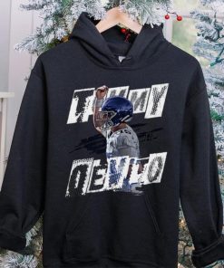 Tommy Devito player New York Giants football pose retro 2024 shirt 5 Tommy Devito player New York Giants football pose retro 2024 shirt