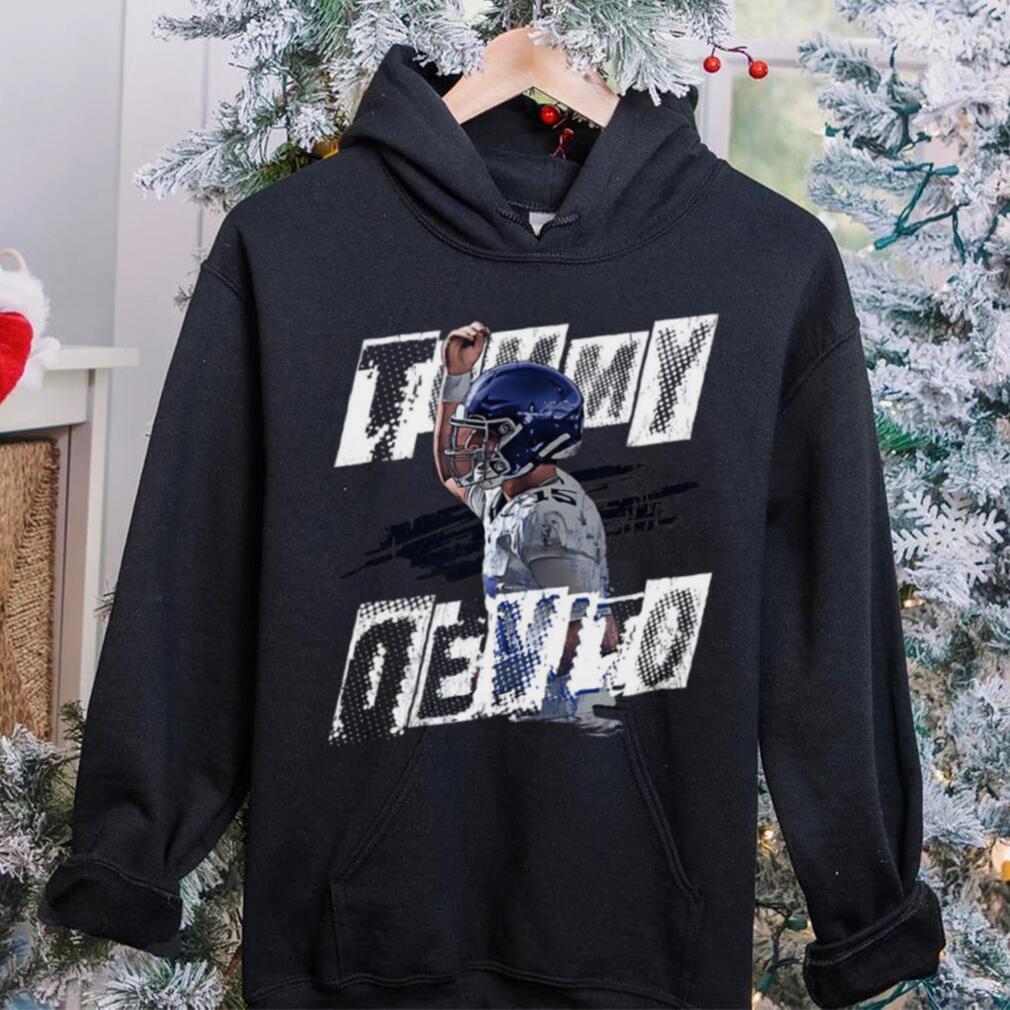 Tommy Devito player New York Giants football pose retro 2024 shirt Tommy Devito player New York Giants football pose retro 2024 shirt