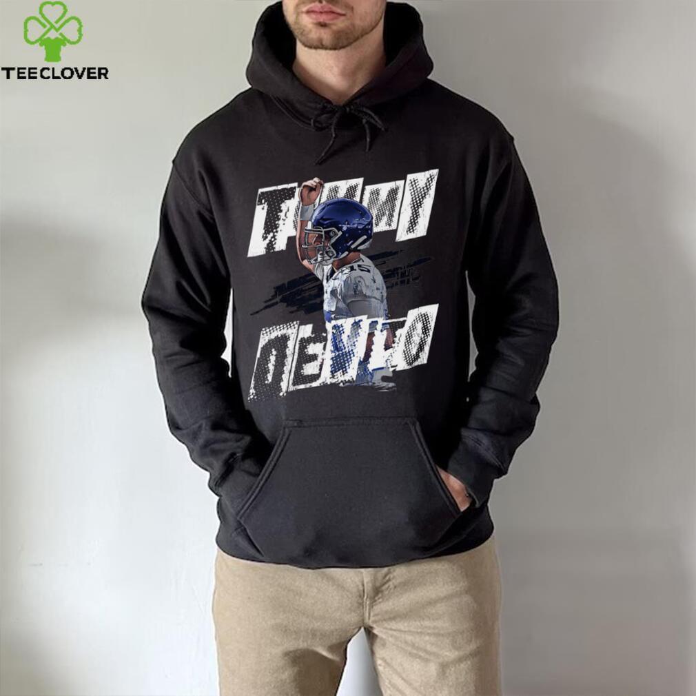 Tommy Devito player New York Giants football pose retro 2024 shirt Tommy Devito player New York Giants football pose retro 2024 shirt