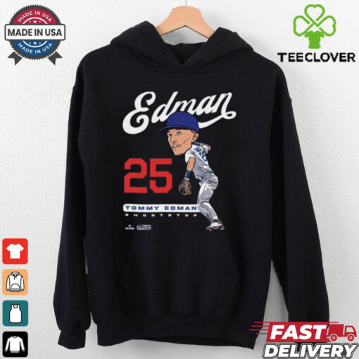 Tommy Edman #25 MLBPA Los Angeles Dodgers MLB Shortstop t shirt