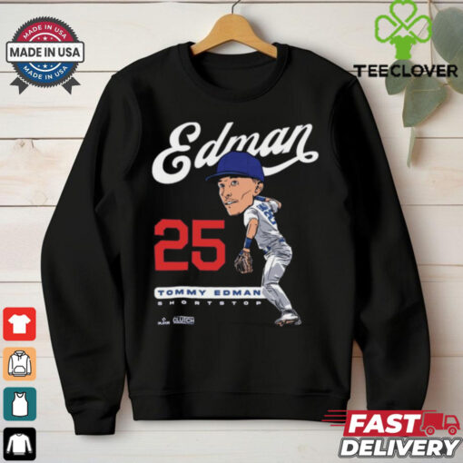 Tommy Edman #25 MLBPA Los Angeles Dodgers MLB Shortstop t shirt