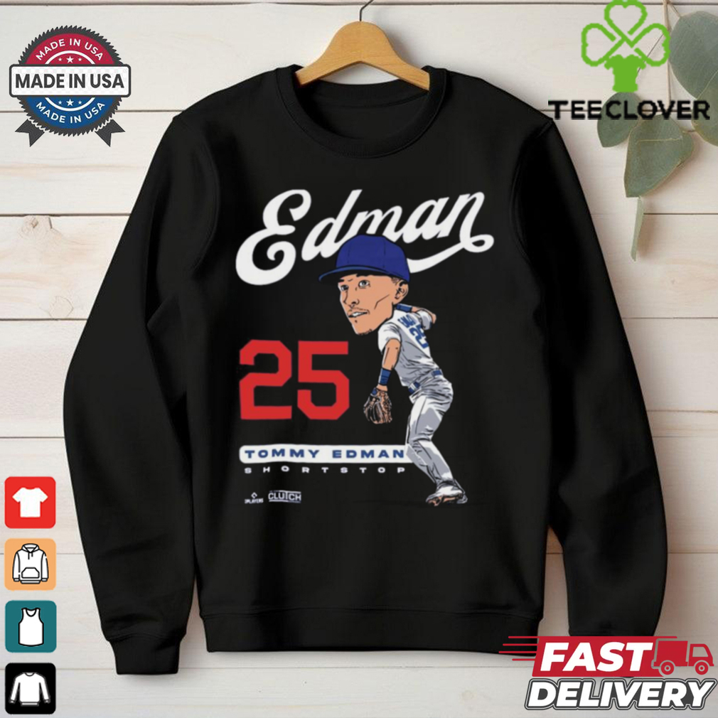 Tommy Edman #25 MLBPA Los Angeles Dodgers MLB Shortstop t shirt Tommy Edman #25 MLBPA Los Angeles Dodgers MLB Shortstop t shirt