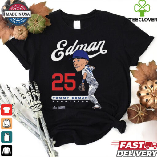 Tommy Edman #25 MLBPA Los Angeles Dodgers MLB Shortstop t shirt