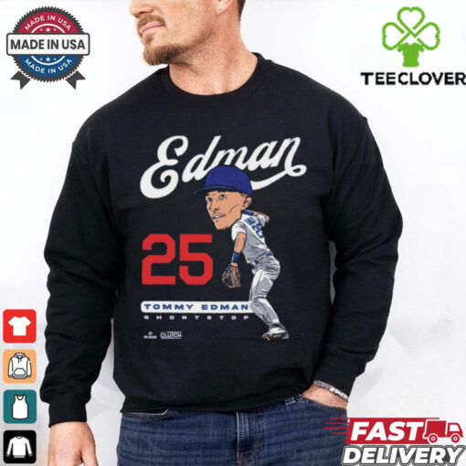 Tommy Edman #25 MLBPA Los Angeles Dodgers MLB Shortstop t shirt