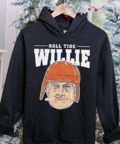 Tommy Smokes Roll Tide Willie face funny shirt