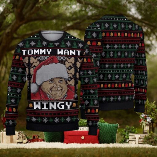 Tommy Want Wingy Funny Christmas Ugly Sweater