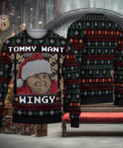 Tommy Want Wingy Funny Christmas Ugly Sweater