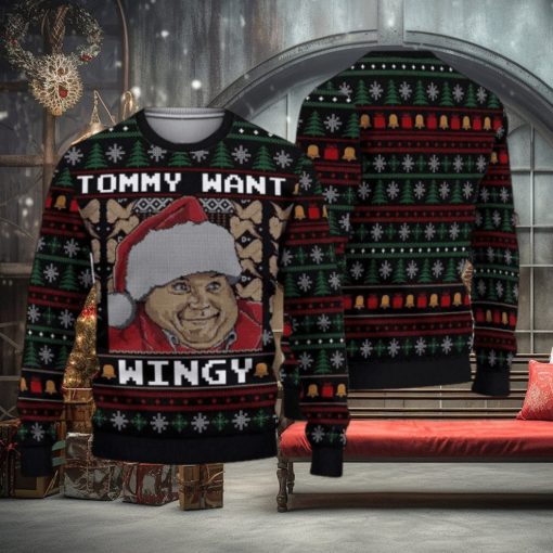 Tommy Want Wingy Funny Christmas Ugly Sweater