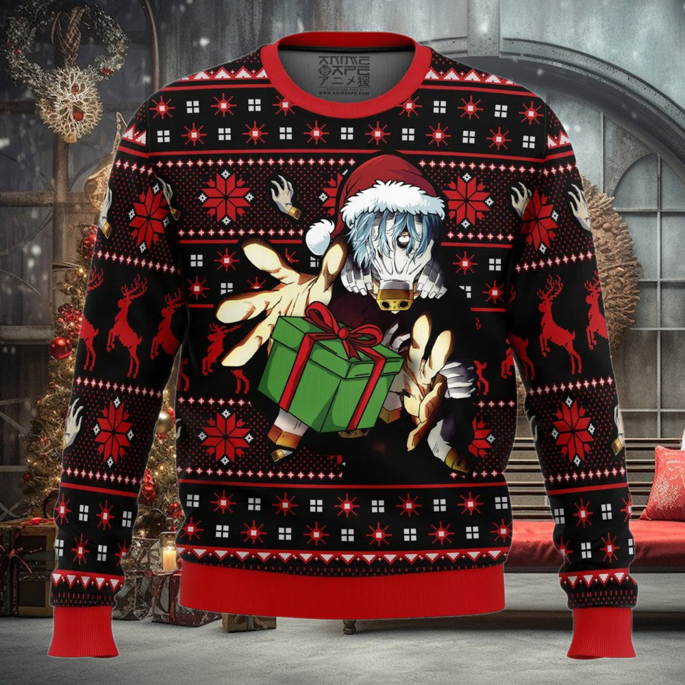 Tomura Shigaraki My Hero Academia Ugly Christmas Sweater Tomura Shigaraki My Hero Academia Ugly Christmas Sweater