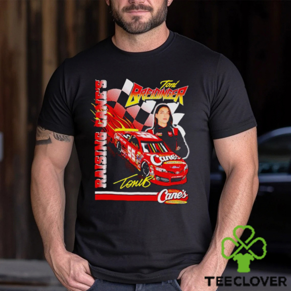 Toni Breidinger no 55 Raising Cane’s Toyota Camry shirt Toni Breidinger no 55 Raising Cane’s Toyota Camry shirt