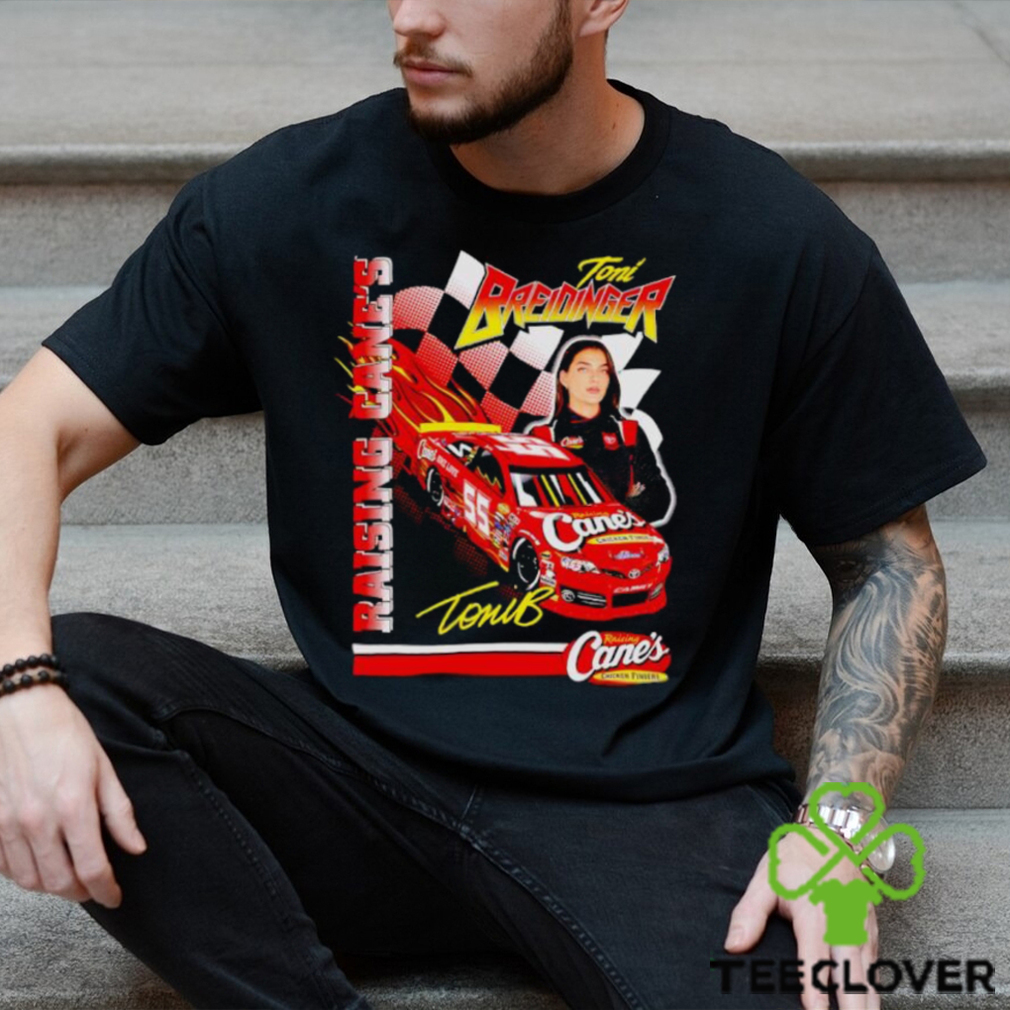 Toni Breidinger no 55 Raising Cane’s Toyota Camry shirt Toni Breidinger no 55 Raising Cane’s Toyota Camry shirt