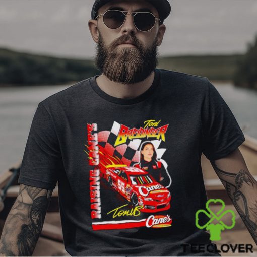 Toni Breidinger no 55 Raising Cane’s Toyota Camry shirt