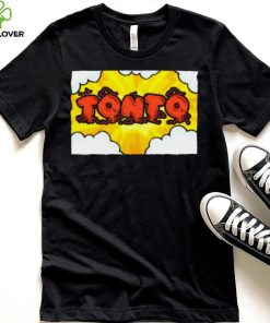 Tonto professional wrestler cloud logo shirt