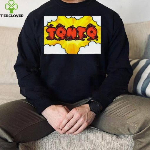 Tonto professional wrestler cloud logo shirt