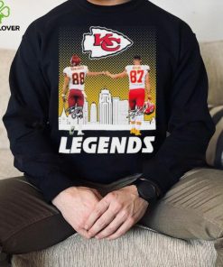 Tony Gonzalez And Patrick Travis Kelce Legends Kansas City Chiefs Signatures Shirt