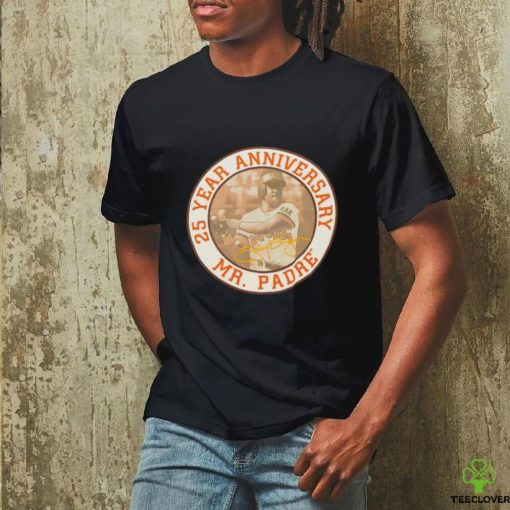 Tony Gwynn Mr. Padre 25 Year Anniversary San Diego Padres baseball signature shirt