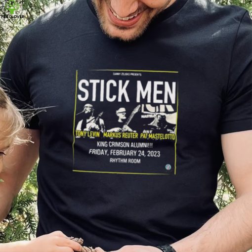 Tony Levin Stick Men T Shirt 2023 New Tour Shirt