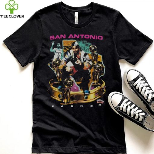 Tony Parker San Antonio Spurs Mitchell & Ness Crowned T Shirt