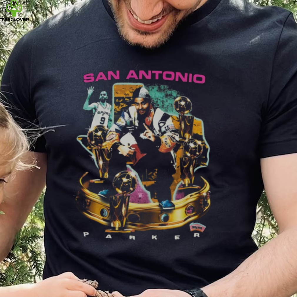 Tony Parker San Antonio Spurs Mitchell & Ness Crowned T Shirt Tony Parker San Antonio Spurs Mitchell & Ness Crowned T Shirt