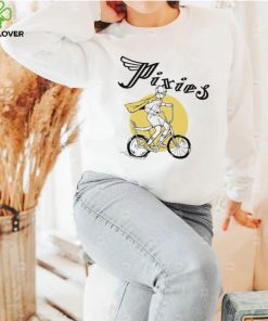 Tony Pixies riding bicycle shirt