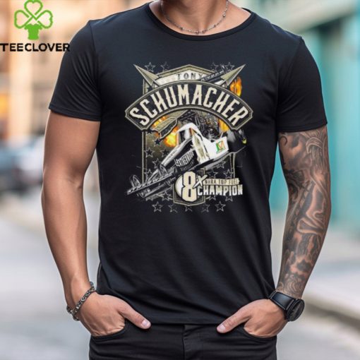 Tony Schumacher 8X NHRA Top Fuel Champion Leatherwood Car T Shirt