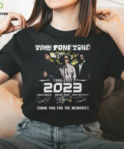Tony Toni Tone 1986 2023 signatures thank you for the memories T shirt