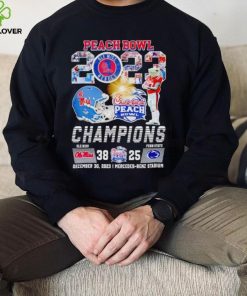 Tony the Landshark Peach Bowl 2023 Champions Ole Miss 38 25 Penn State hoodie, sweater, longsleeve, shirt v-neck, t-shirt