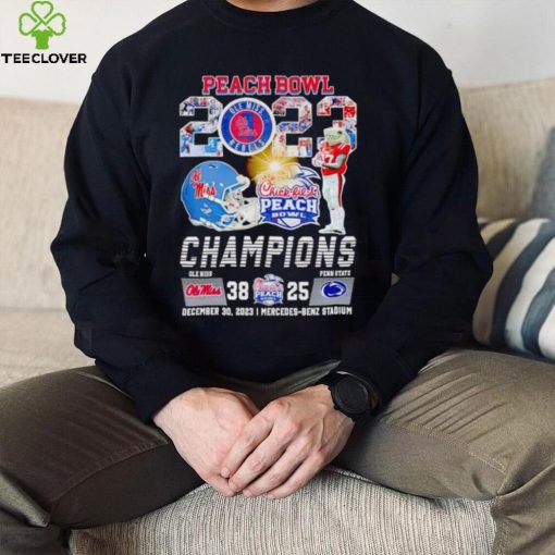 Tony the Landshark Peach Bowl 2023 Champions Ole Miss 38 25 Penn State hoodie, sweater, longsleeve, shirt v-neck, t-shirt