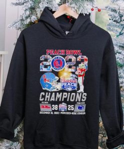 Tony the Landshark Peach Bowl 2023 Champions Ole Miss 38 25 Penn State hoodie, sweater, longsleeve, shirt v-neck, t-shirt