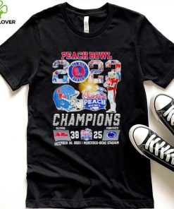 Tony the Landshark Peach Bowl 2023 Champions Ole Miss 38 25 Penn State hoodie, sweater, longsleeve, shirt v-neck, t-shirt