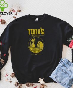 Tony’s Restaurant Cartoon Lady And The Tramp Logo shirt