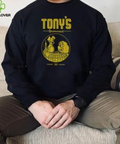 Tony’s Restaurant Cartoon Lady And The Tramp Logo shirt