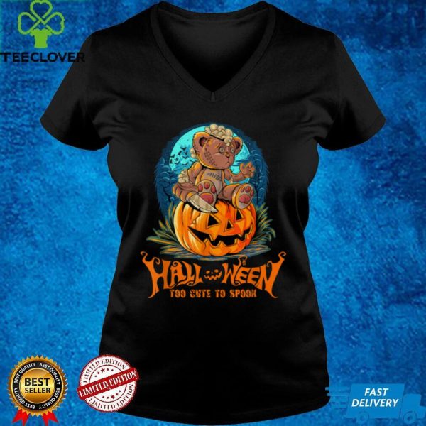 Too Cute To Spooky Funny Halloween Costume T Shirt