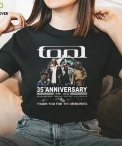 Tool Band 35th Anniversary 1990 – 2025 Thank You For The Memories T Shirt