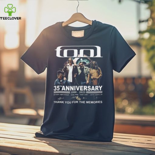 Tool Band 35th Anniversary 1990 – 2025 Thank You For The Memories T Shirt