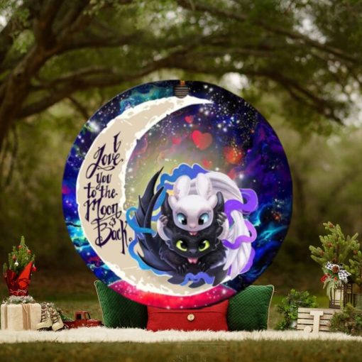 Toothless And Light Fury How To Train Your Dragon Love You To The Moon Galaxy Perfect Gift For Holiday Ornament