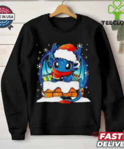 Toothless Dragon Santa Claus Xmas t shirt