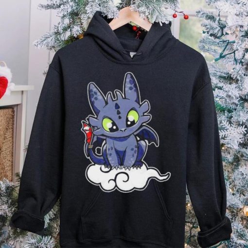 Toothless rides on the cloud cute hoodie, sweater, longsleeve, shirt v-neck, t-shirt