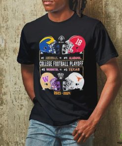 Top 4 team 2023 College Football Playoff Bracket Pinnacle Performance T Shirt