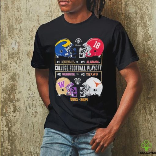 Top 4 team 2023 College Football Playoff Bracket Pinnacle Performance T Shirt