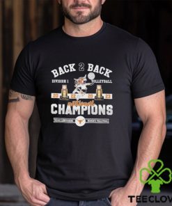 Top Back To Back Volleyball Champions Texas Longhorns T Shirt