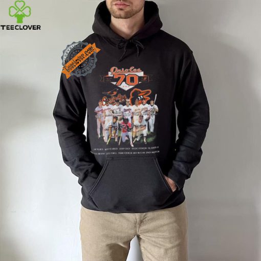 Top Baltimore orioles 70 years of legends from 1954 to 2024 hoodie, sweater, longsleeve, shirt v-neck, t-shirt