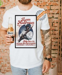 Top Charley crockett jul 26 27 2024 ryman auditorium nashville tn shirt 2 Top Charley crockett jul 26 27 2024 ryman auditorium nashville tn shirt