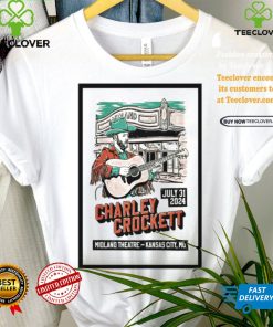 Top Charley crockett july 31 2024 midland theatre in Kansas city mo shirt
