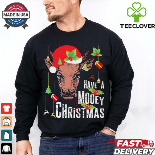 Top Cow Have A Mooey Christmas T shirt