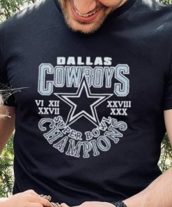 Top Dallas Cowboys 5 time super bowl champions shirt