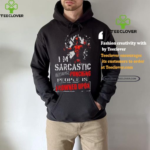 Top Deadpool I am sarcastic because punching people is frowned upon shirt