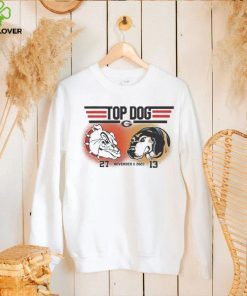 Top Dog Georgia Football Vs Tennessee Volunteers 27 13 Shirt