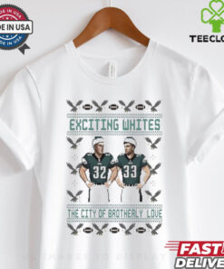 Top Exciting Whites Reed Blankenship and Cooper DeJean ugly Christmas T shirt